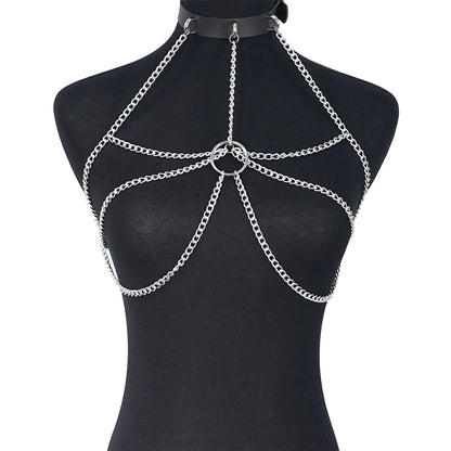 Ringed Chain Chest Harness