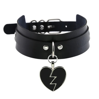 Black Punk Choker Necklace