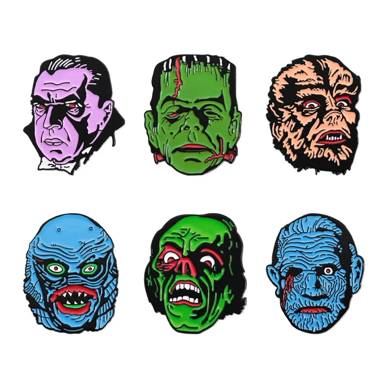 Horror Movies Enamel Pins