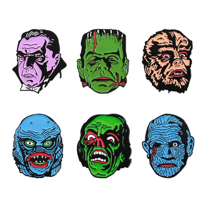 Horror Movies Enamel Pins