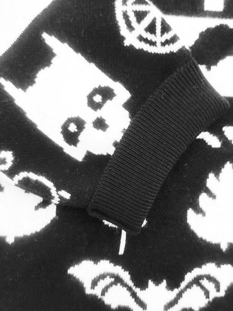 Dark Goth Xmas Sweater