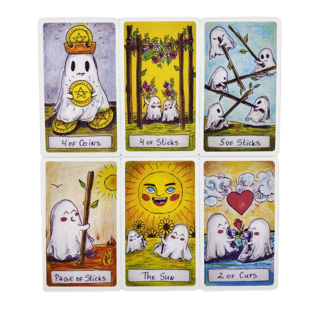 Cute Ghost Tarot Cards