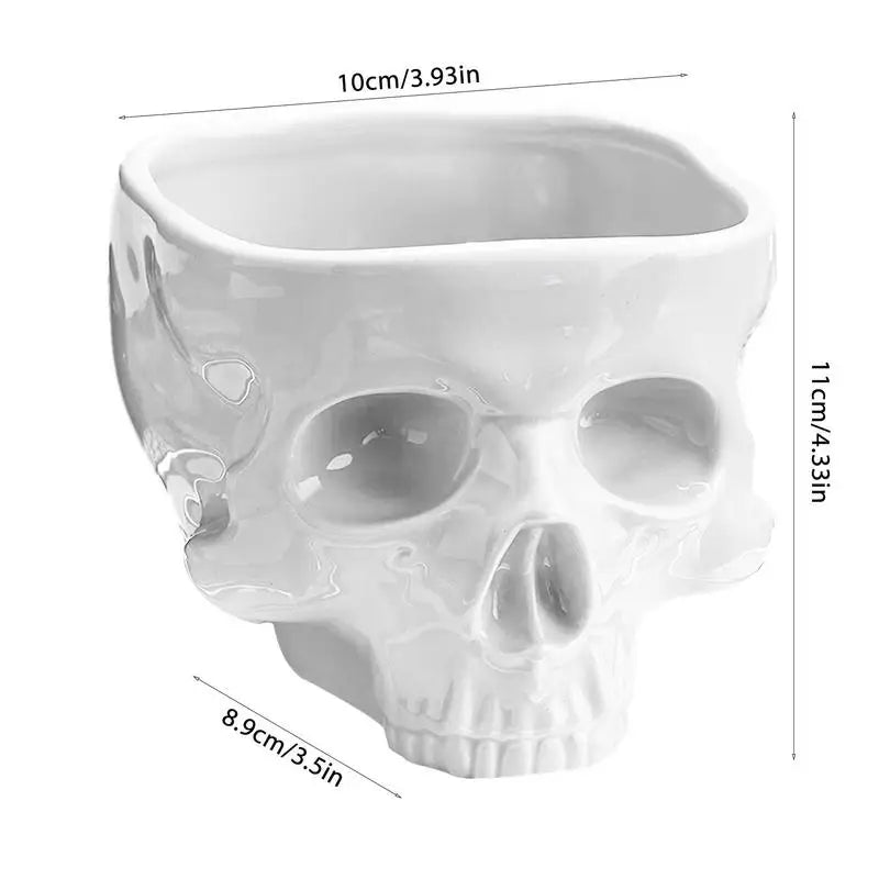 Ceramic Skull Bowl