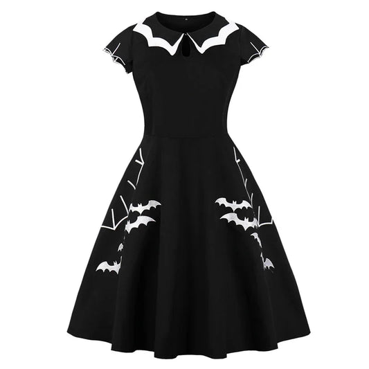 Night Skies Gothabilly Dress