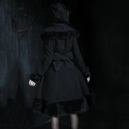 Little Black Riding Hood Overcoat