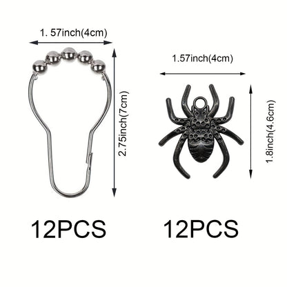 Spider Shower Curtain Hooks