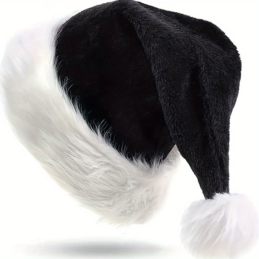 Black gothmas Santa Hat