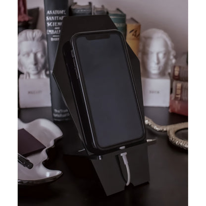 3D Printed Black Coffin Phone Stand