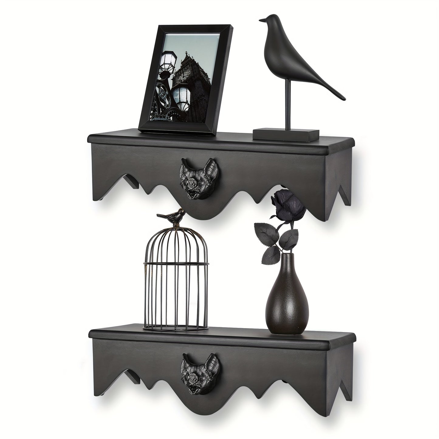 Bat Floating Shelves (Set of Two)