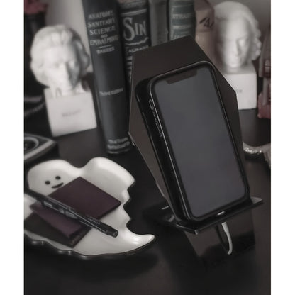 3D Printed Black Coffin Phone Stand