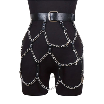 Chain Fringe Skirt Belt