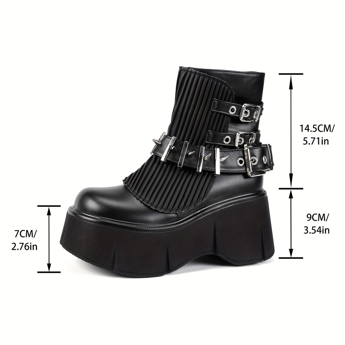 Vintage Punk Platform Boots