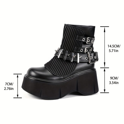 Vintage Punk Platform Boots