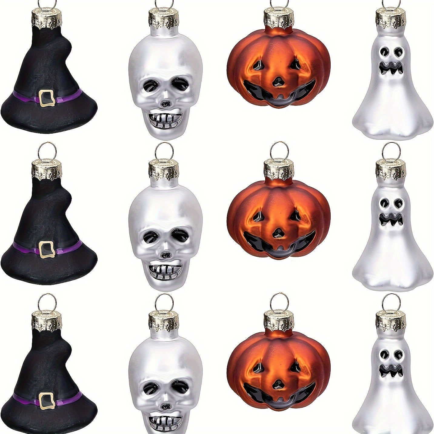 Spooky Ornaments Set