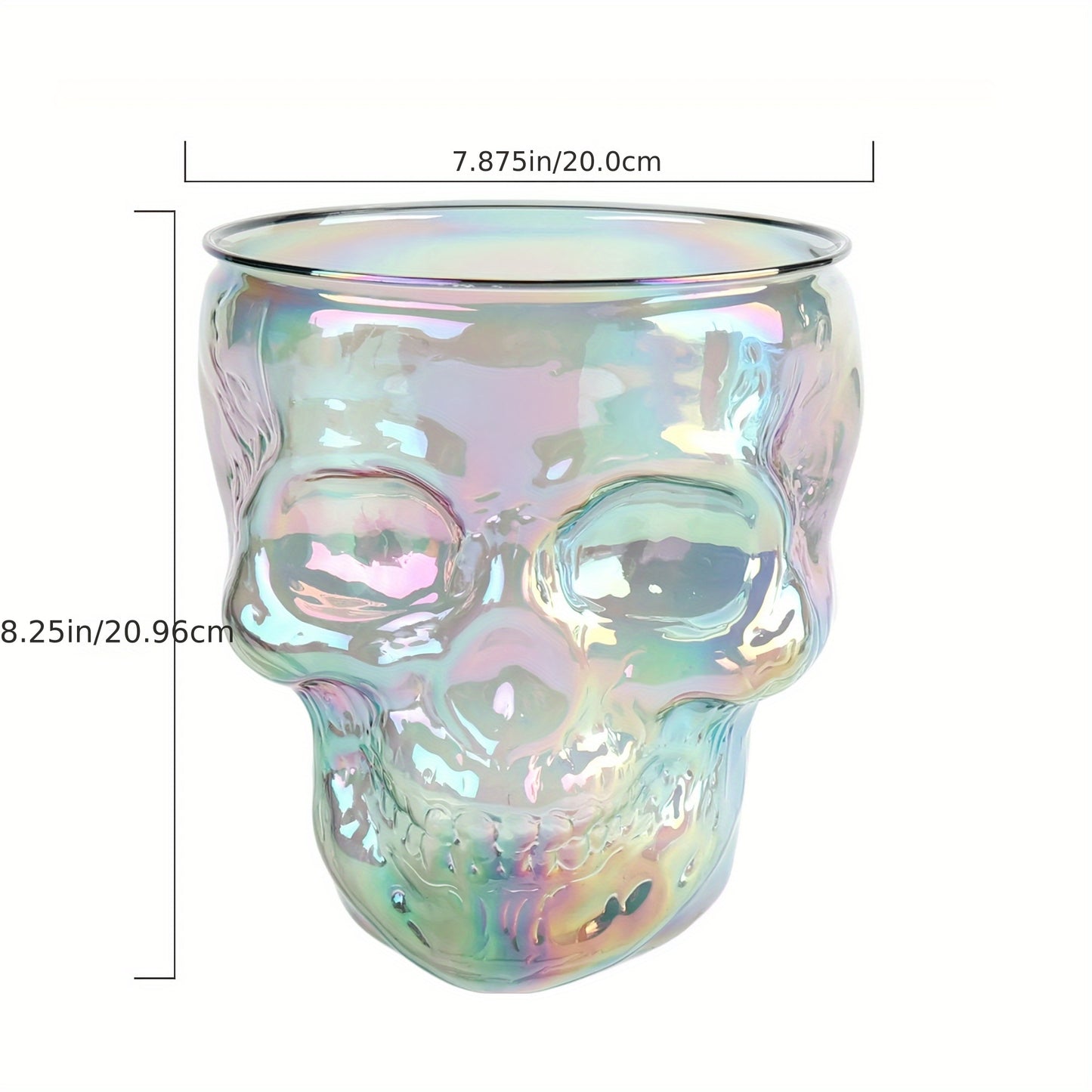 Iridescent Skull Bowl/Vase