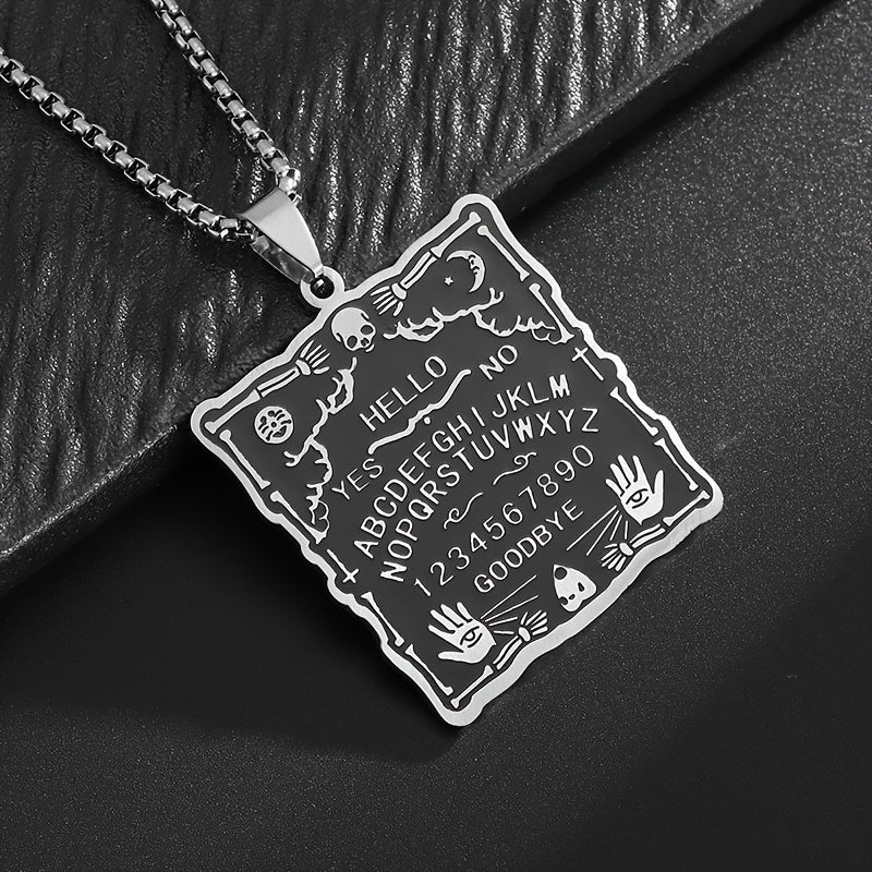 Vintage Dark Ouija Board Necklace