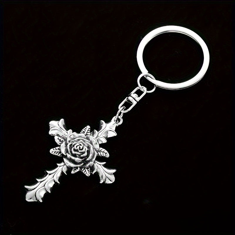 Gothic Cross Keychain