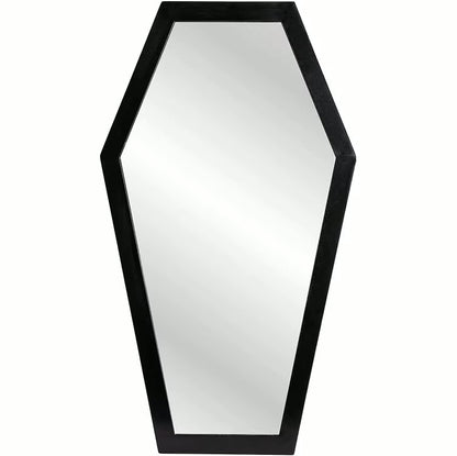 Small Gothic Coffin Shaped Wall Hanging Mirror