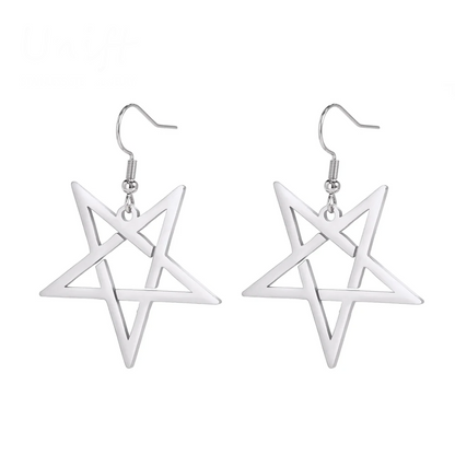 Pentagram Earrings