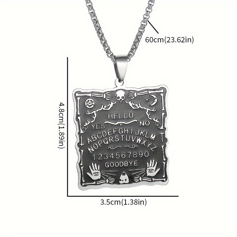 Vintage Dark Ouija Board Necklace