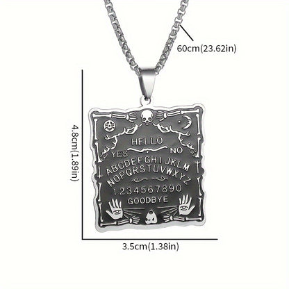 Vintage Dark Ouija Board Necklace