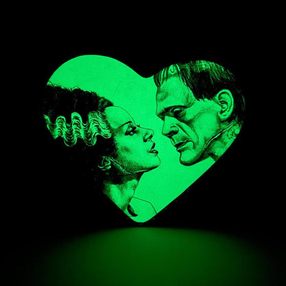 Glow in the Dark Bride of Frankenstein Convertible Heart bag