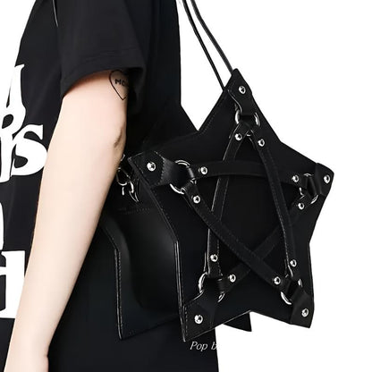 Pentacle Bondage Dark Magic Shoulder Bag