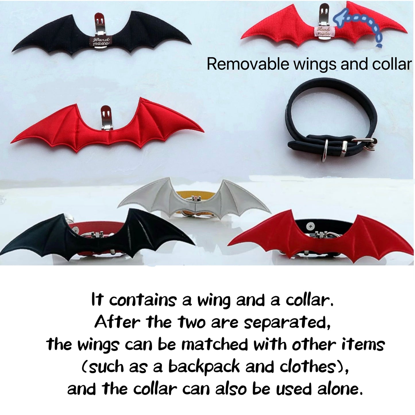 Little Devil Wings Collar