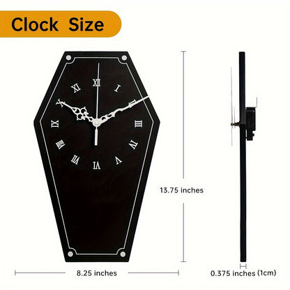 Coffin Wall Clock