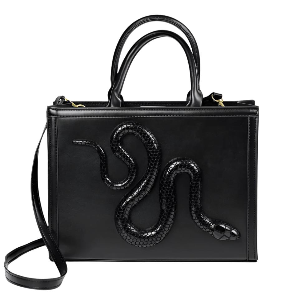 Black Snake Hand/Shoulder Bag