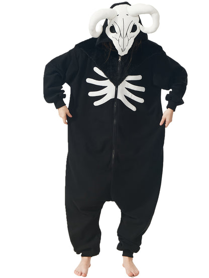 Ram Skull Goth Onesie