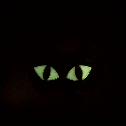 Glow in the Dark Black Cat Eye Mask