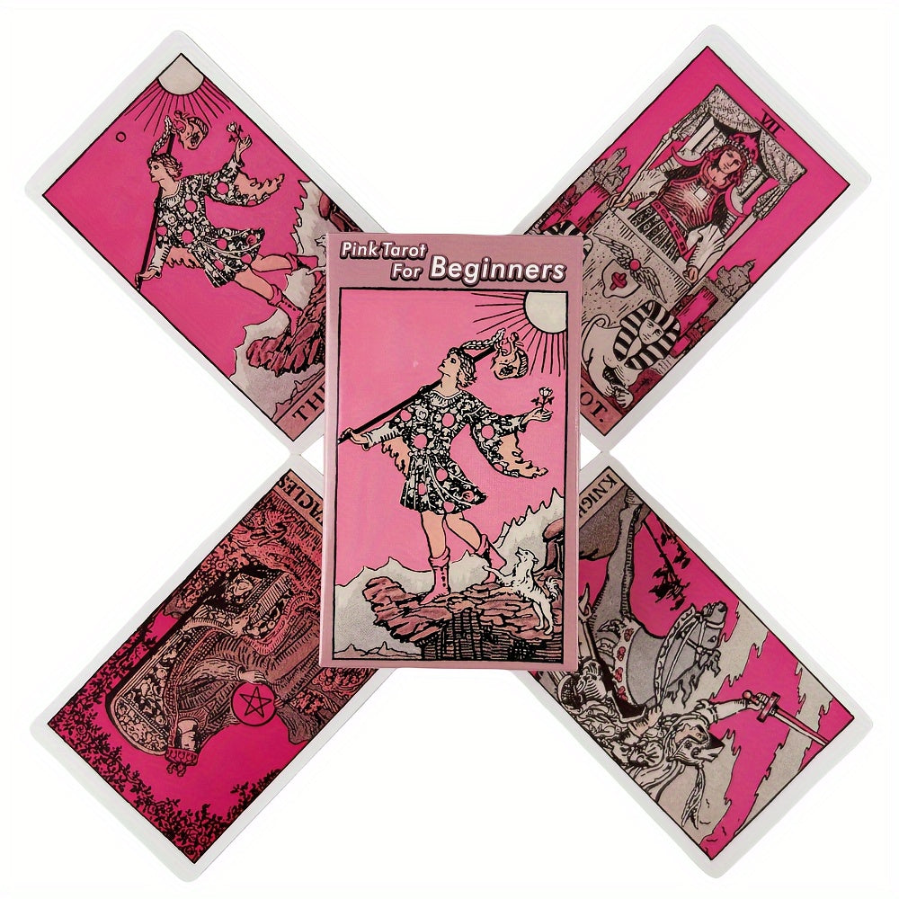 Pink Rider Tarot Cards