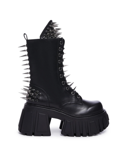 Punk Spiked Platform Boots