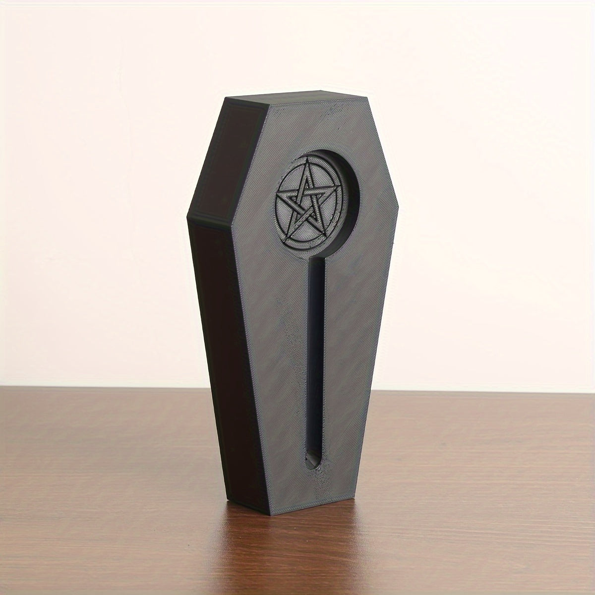 Pentgram Gothic Coffin Incense Burner