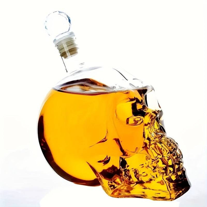 Glass Skull Decanter