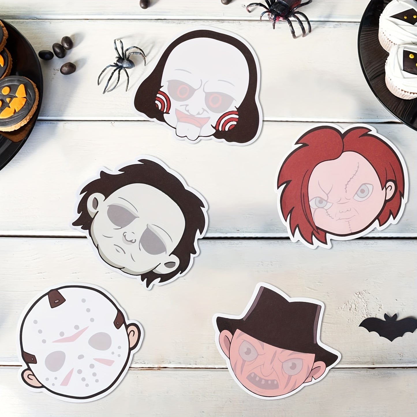 5pcs Horror Character Sticky Notes