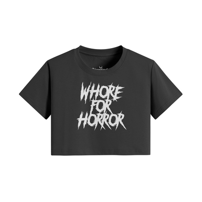 Whore For Horror Crop Top